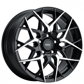 17" Voxx Wheels Paso Black Machined Rims