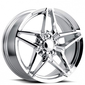 19/20" Staggered Corvette C7 Wheels FR 29 ZR1 Chrome OEM Replica Rims