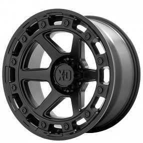 17" XD Wheels XD862 Raid Satin Black Off-Road Rims