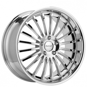 22" Staggered XIX Wheels X59 Chrome Rims